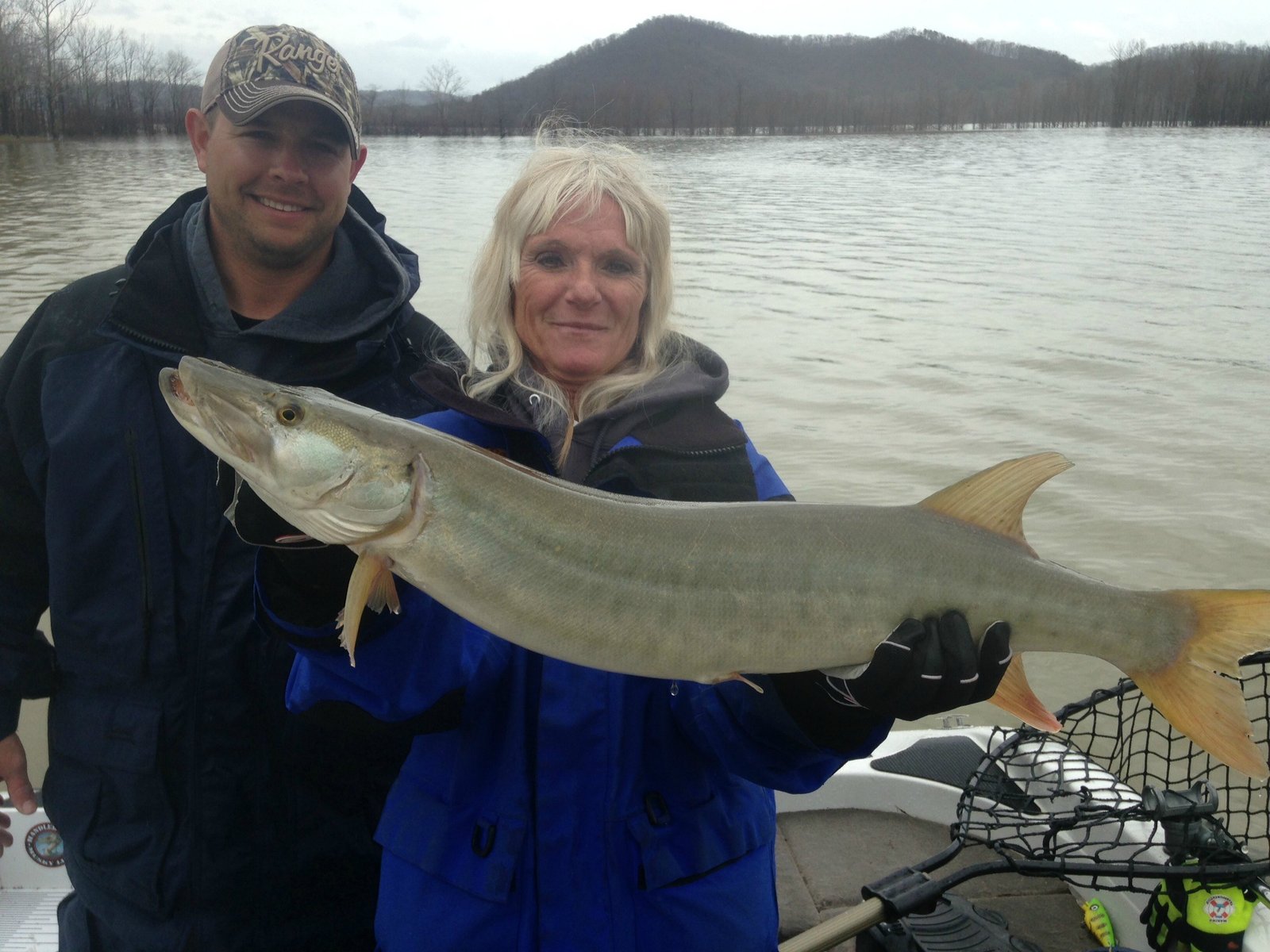 Cave Run Muskie Guide Service on the water in Kentucky