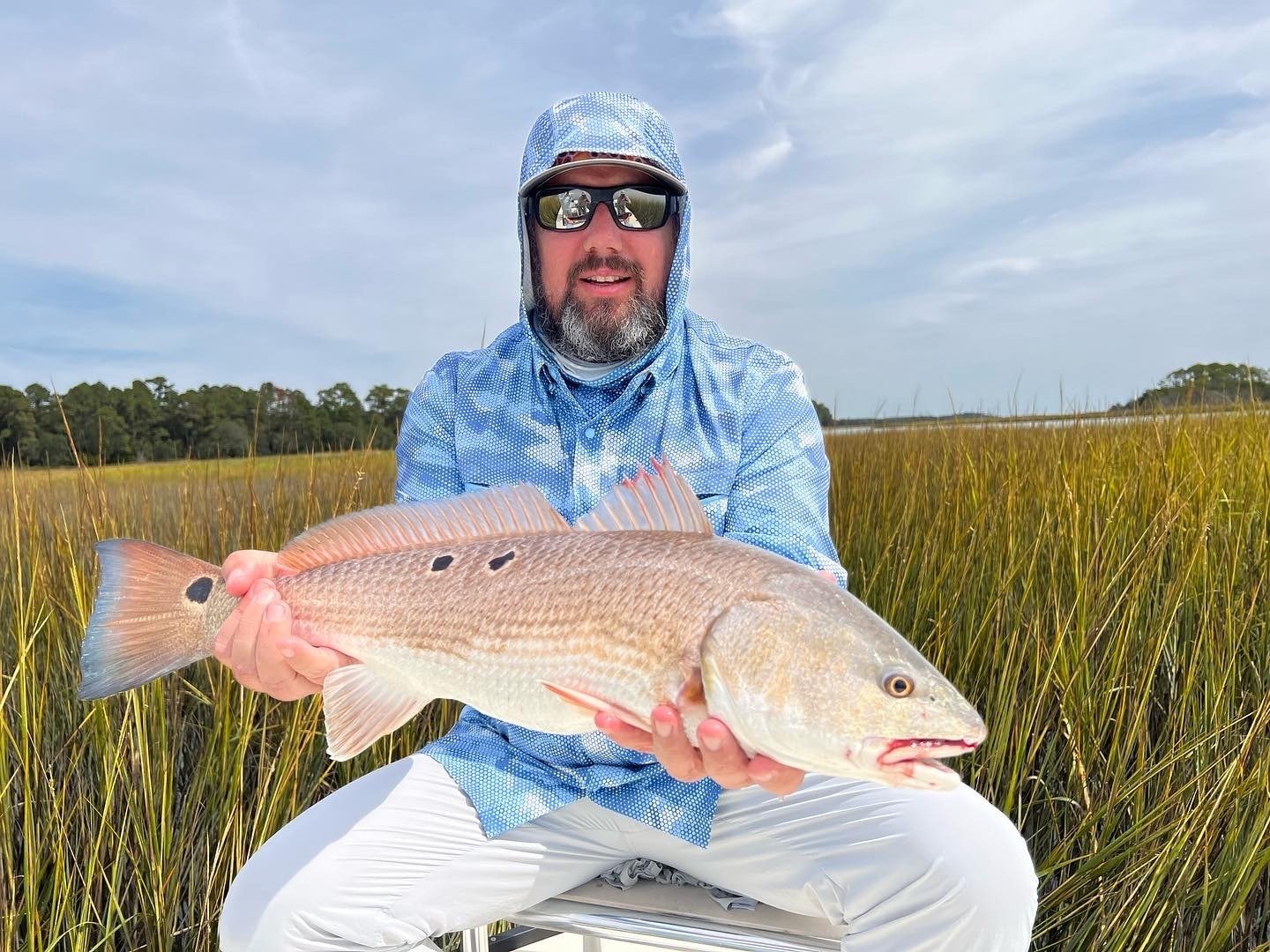 On the Charleston Harbor, photographed by Charleston Fly Fishing (FishWater Outfitters)