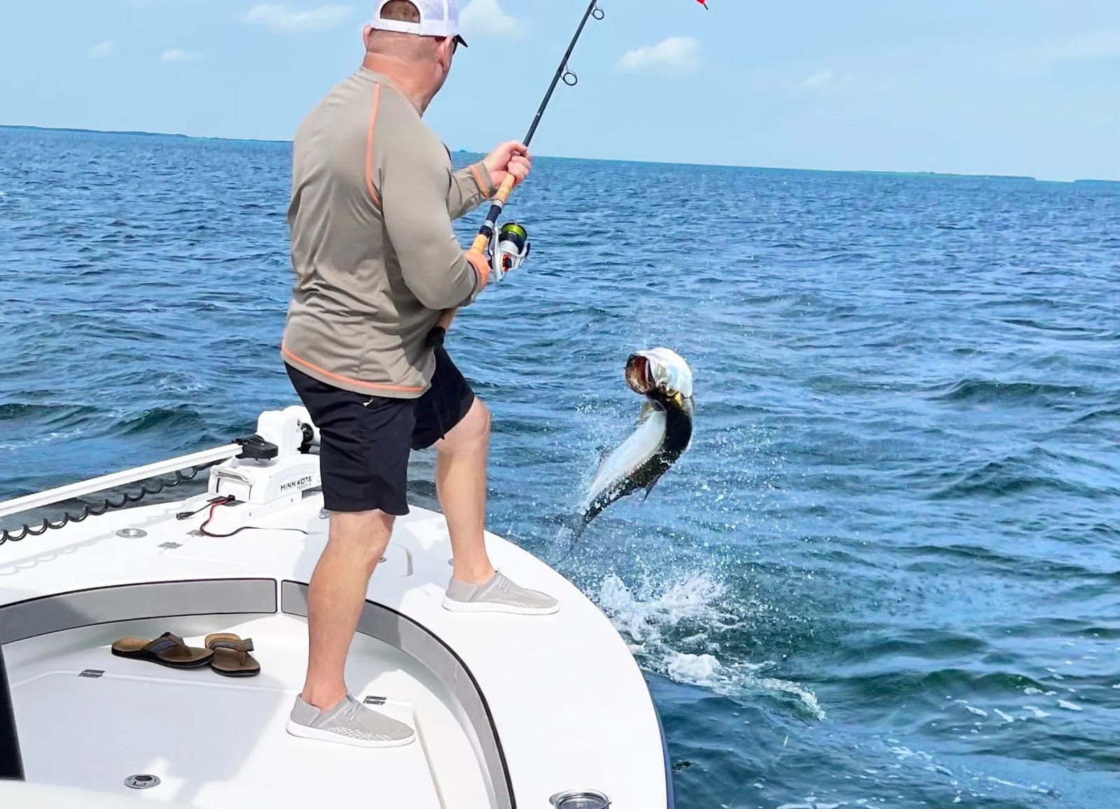 A guide's day in progress, photographed by Clearwater Inshore Fishing Charters in FL