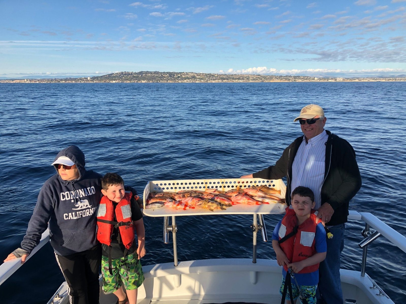On the San Diego inshore waters, photographed by Coletta Sportfishing