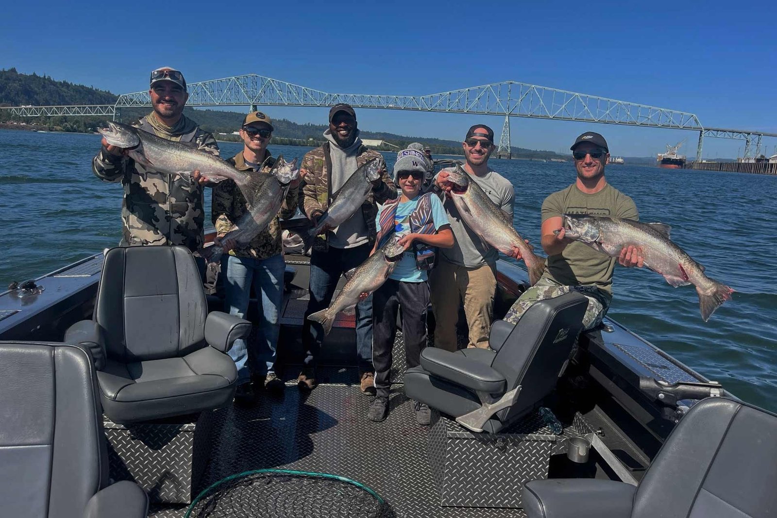 On the Lewis River, photographed by Columbia River Fishing Guides
