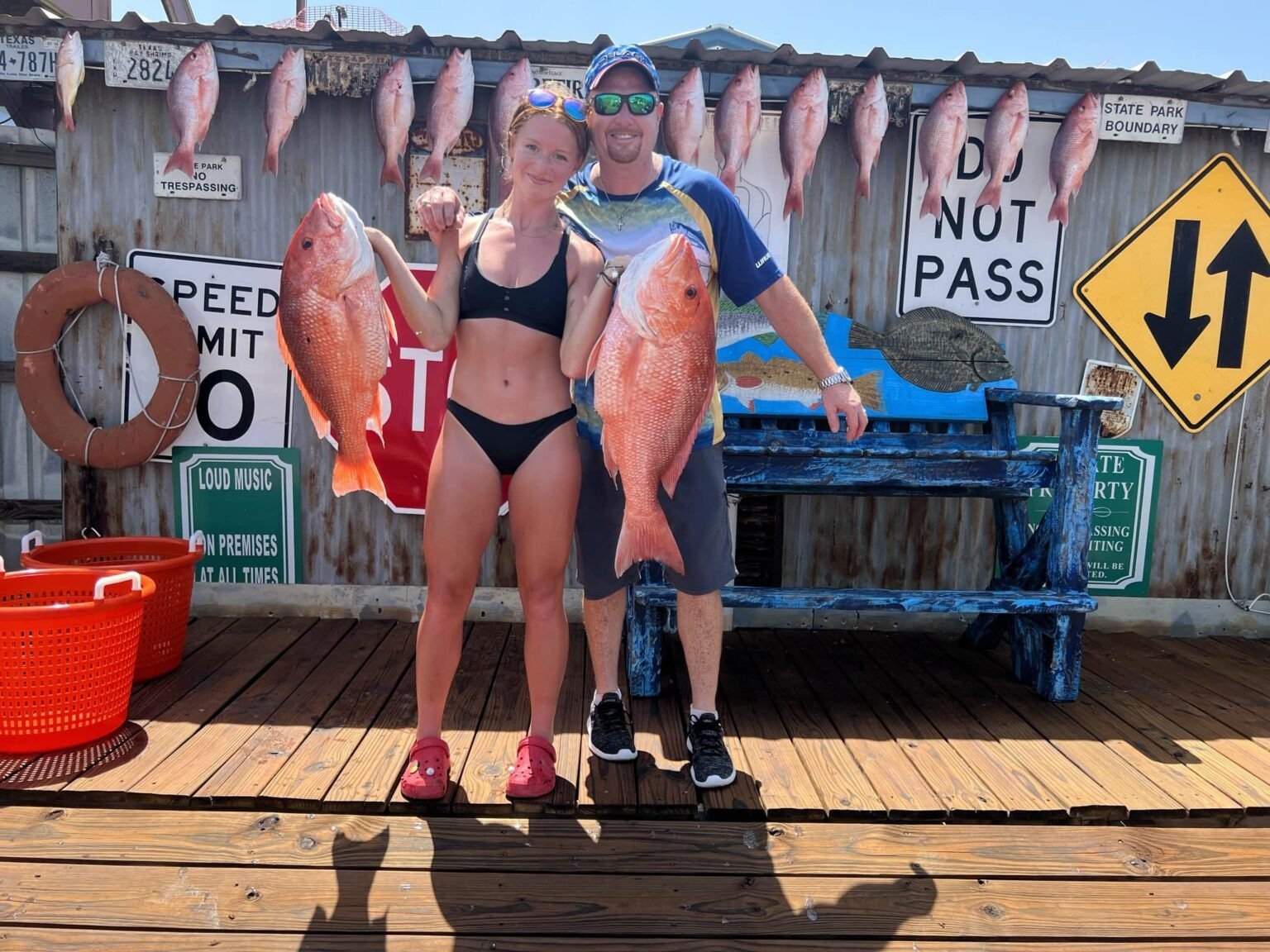 A working outfitter partway through a day, photographed by Come and Take It Saltwater Adventures in TX