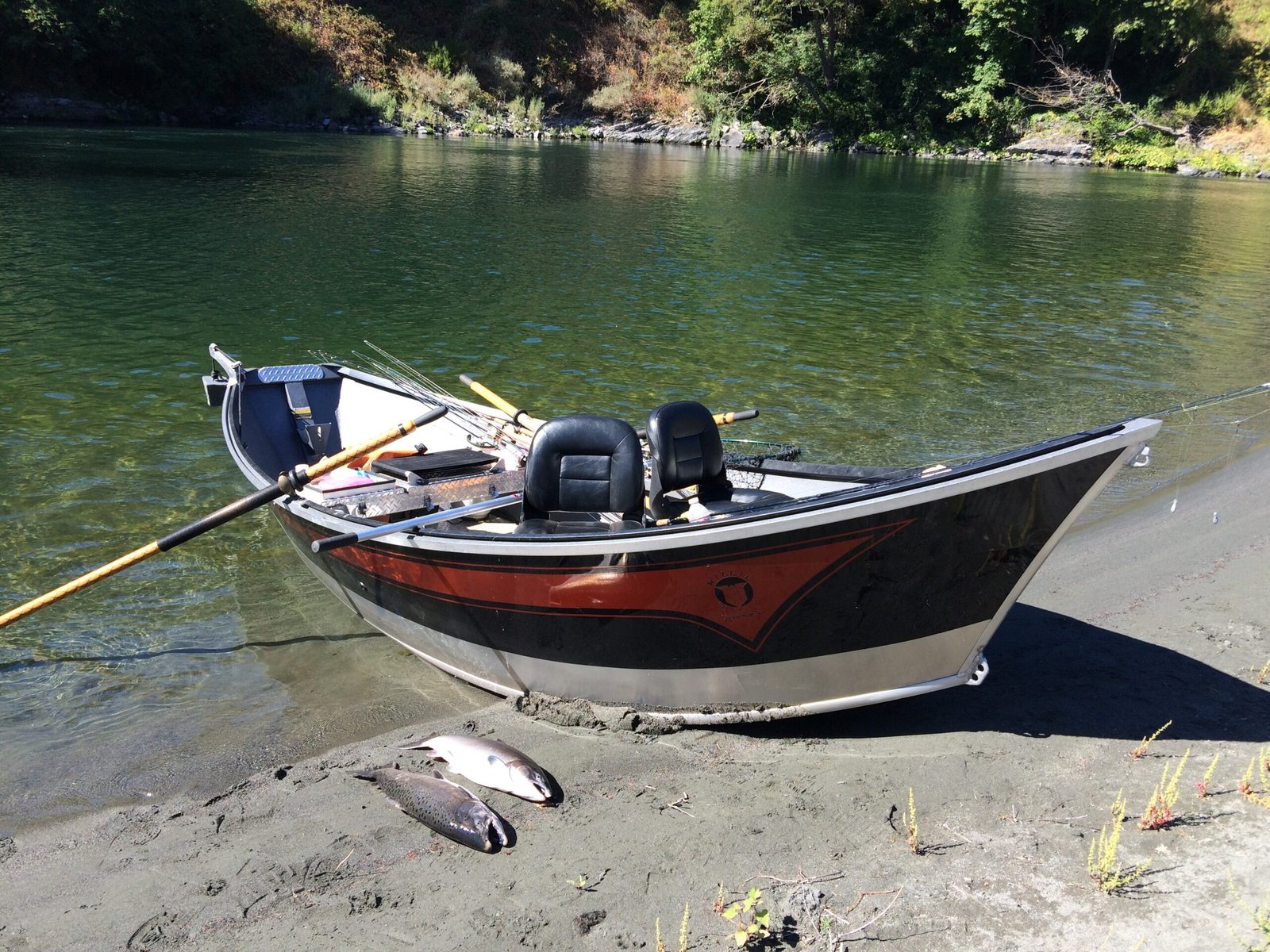 The working end of a guided day, photographed by Comet Fisheries in CA