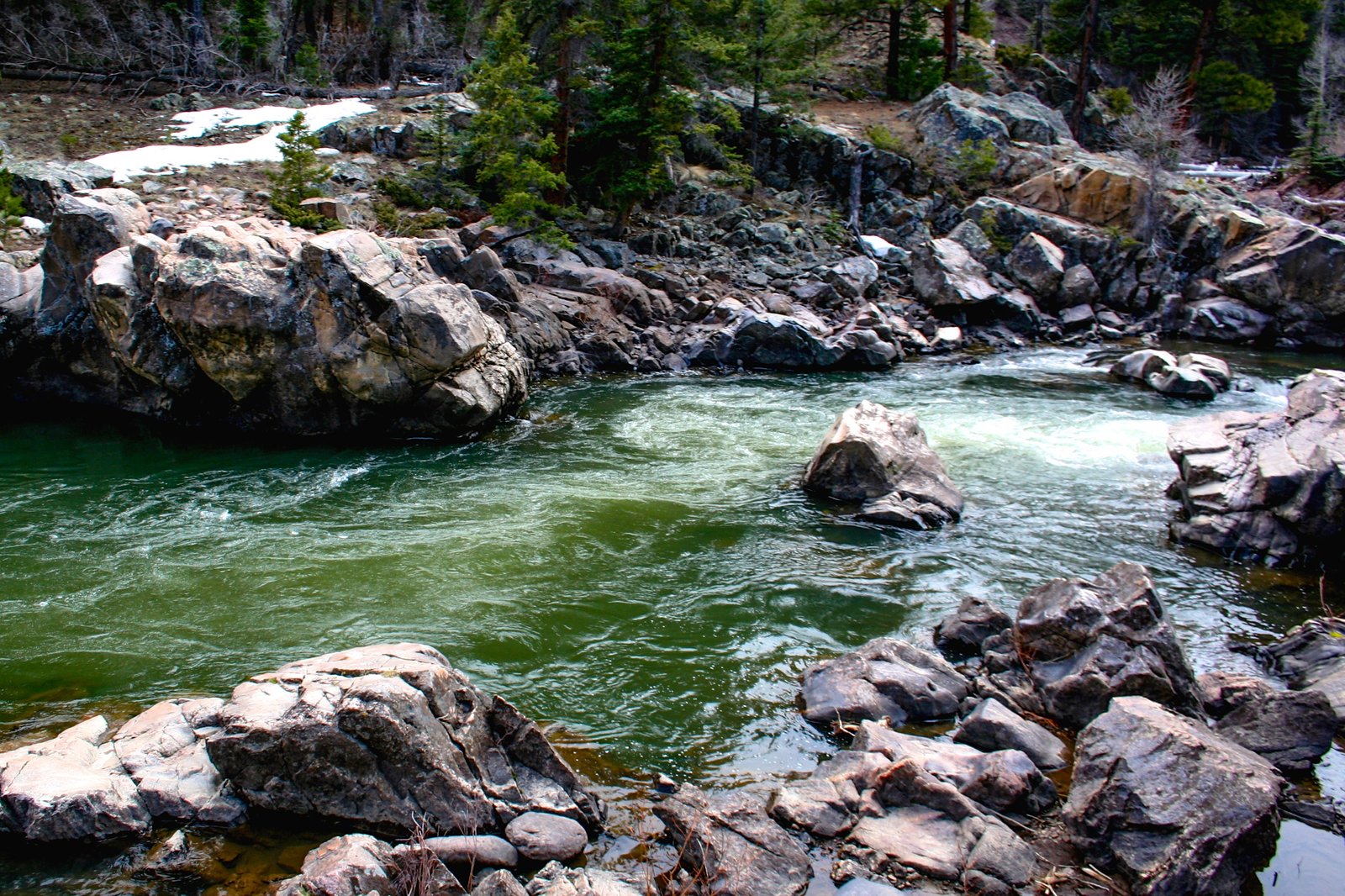 On the La Jara River, photographed by Conejos River Anglers