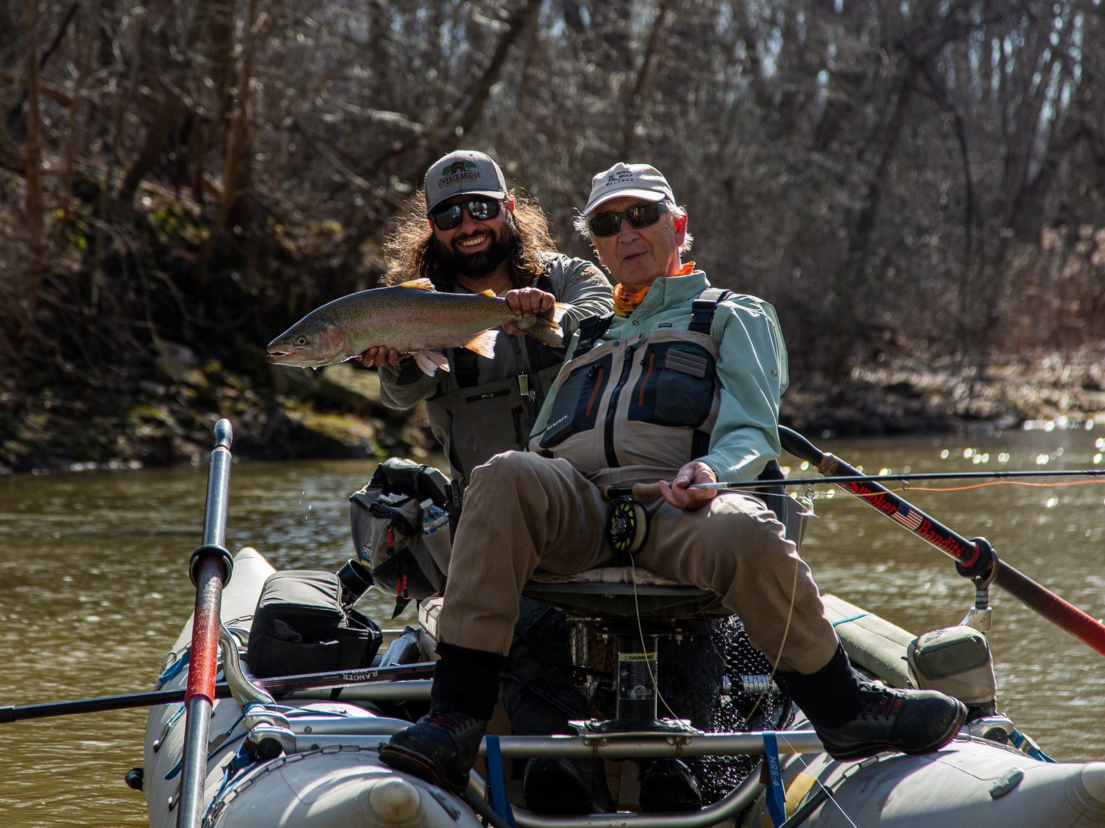 Covered Bridge Outfitters Lodge on the water in Ohio