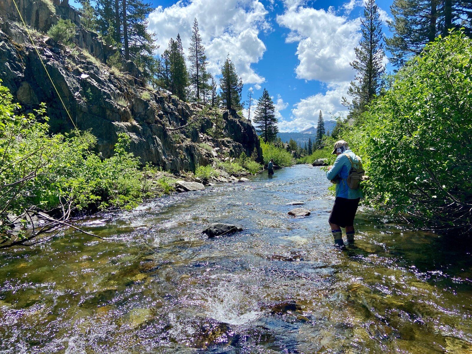 On the East Walker River, photographed by Current Fly Fishing