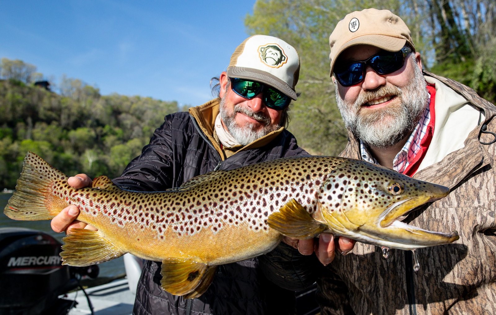 Dally's Ozark Fly Fisher on the water in Arkansas