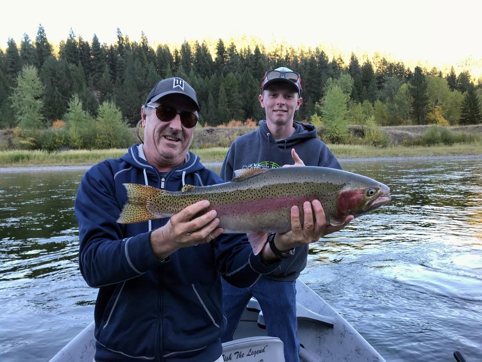 Dave Blackburn's Kootenai Angler on the water in Montana