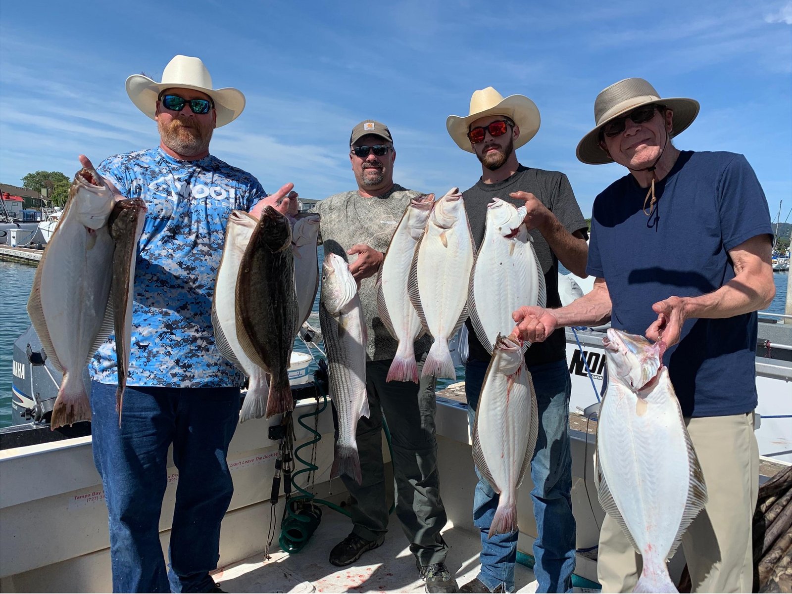 The working end of a guided day, photographed by Delta SportFishing in CA