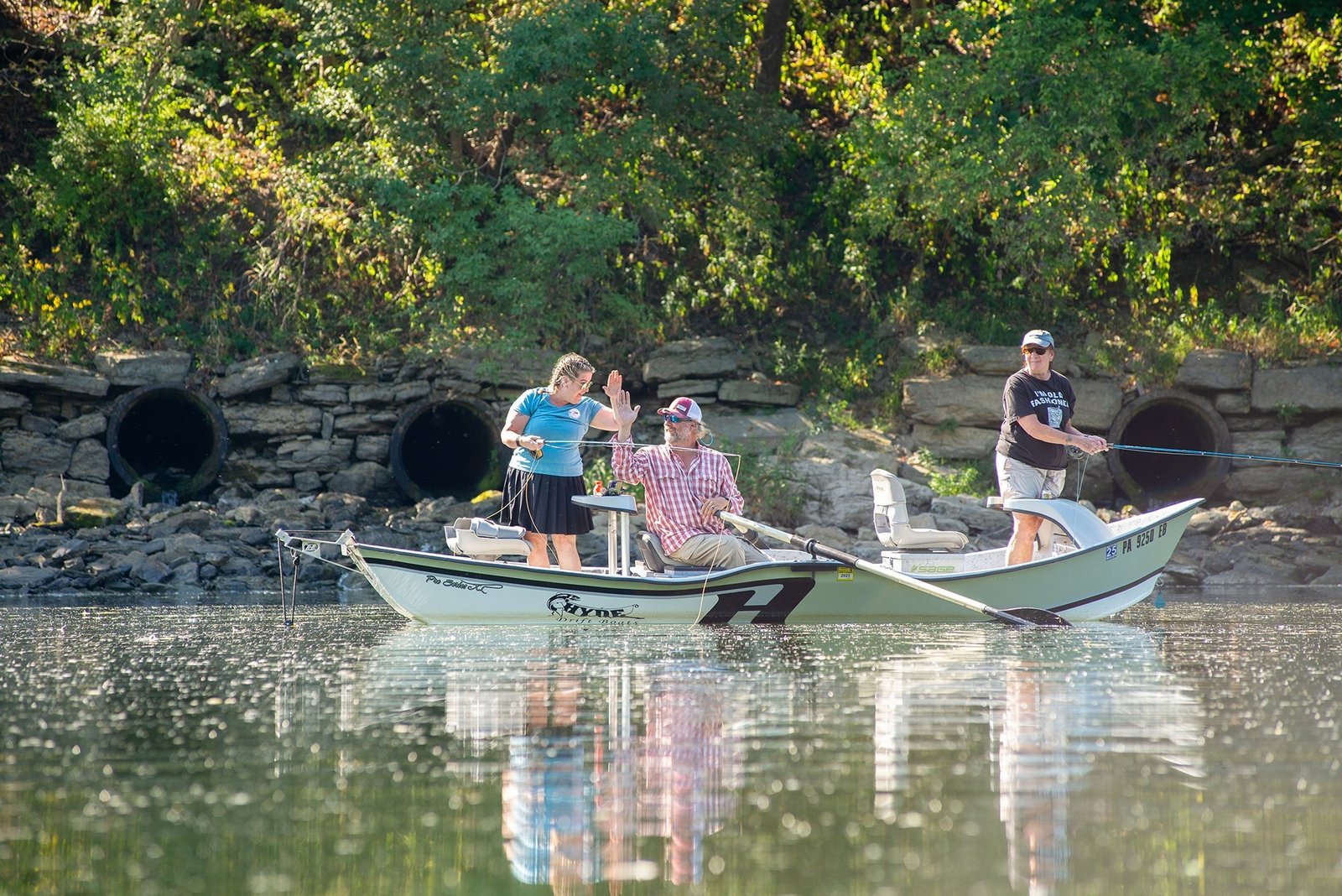 Drifted Hook Guide Service on the water in Pennsylvania