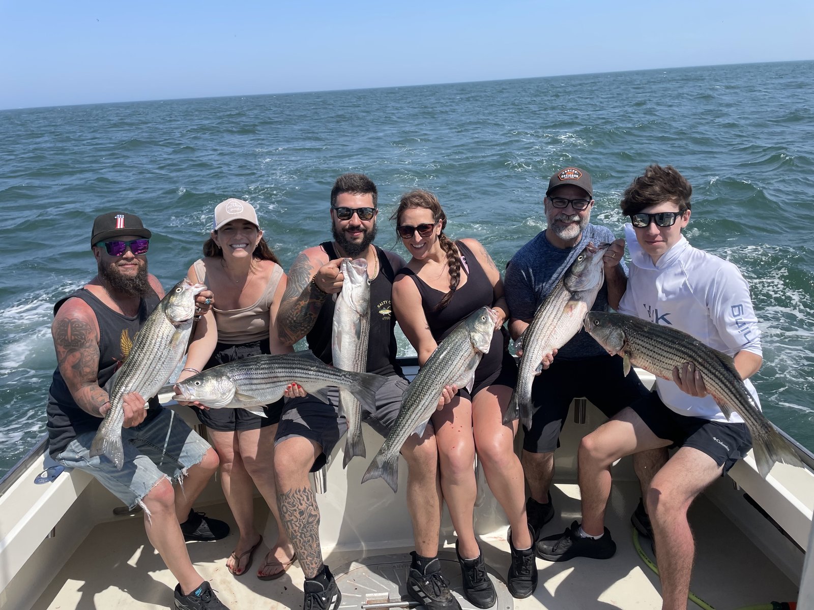 The working end of a guided day, photographed by Drifter Sportfishing in CT