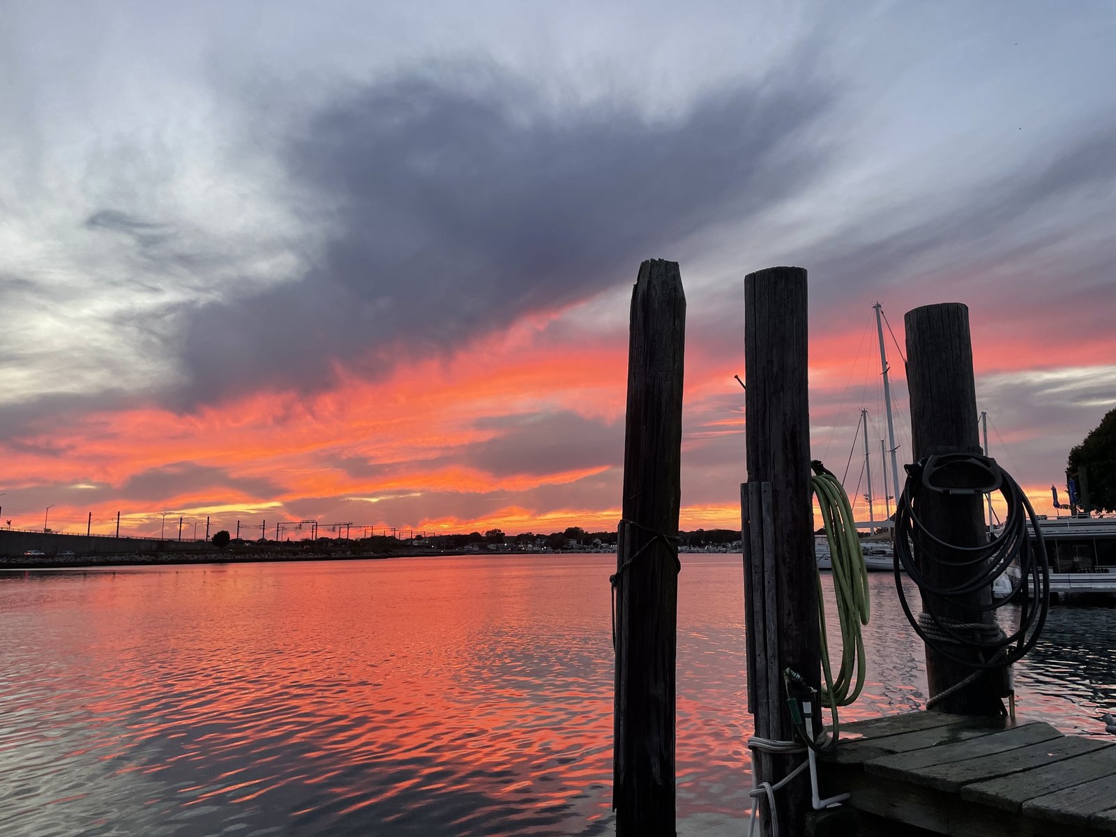 A guide at work during a trip, photographed by Drifter Sportfishing in CT