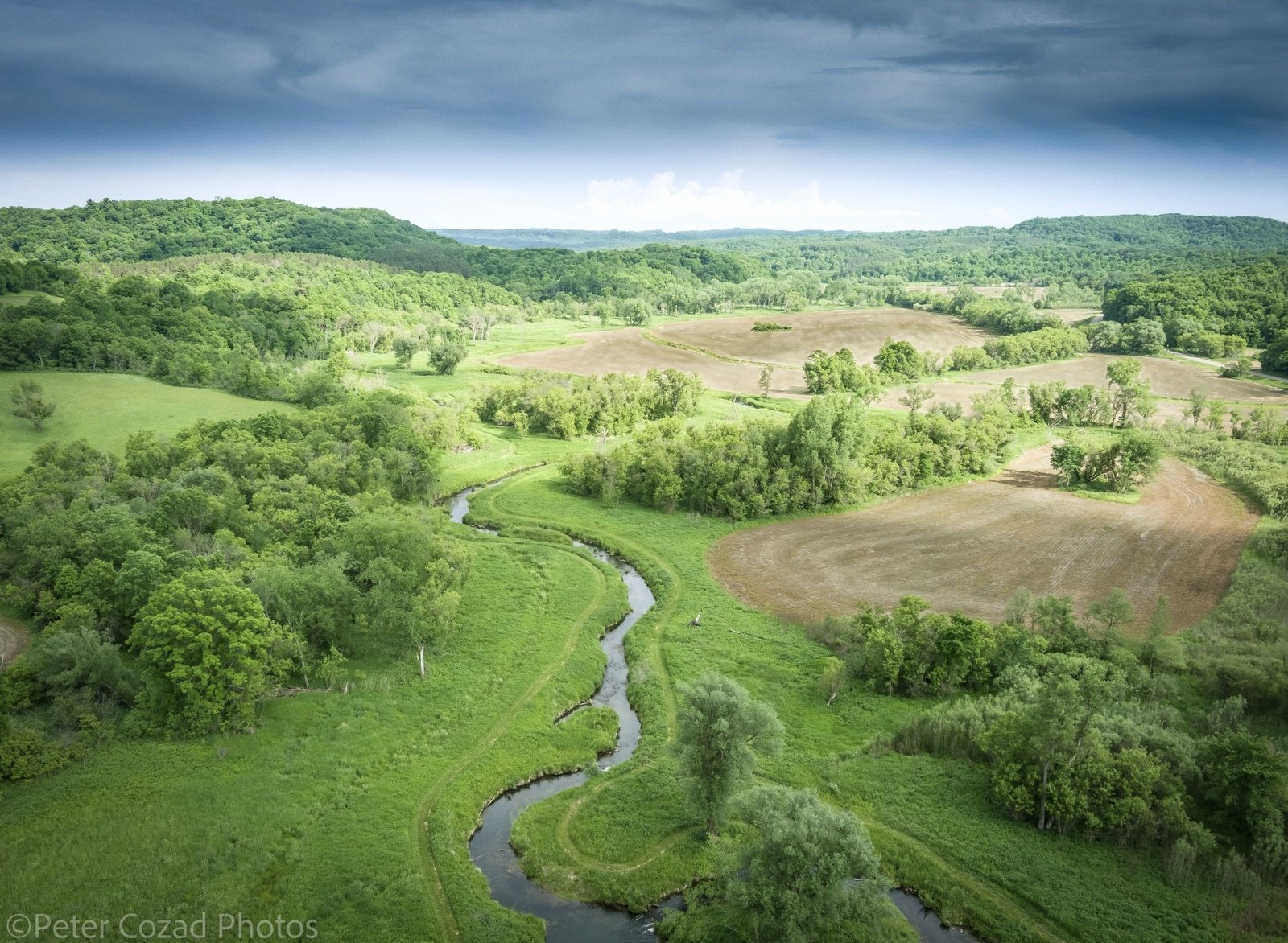 A guide at work during a trip, photographed by Driftless Angler in WI