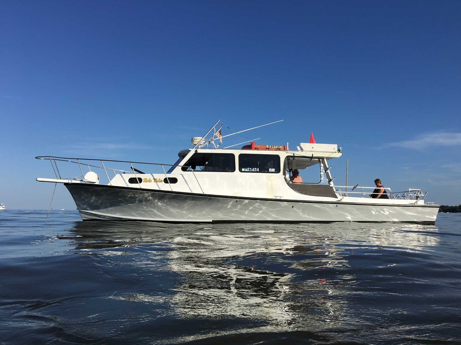 Ebb Tide Charters on the water in Maryland