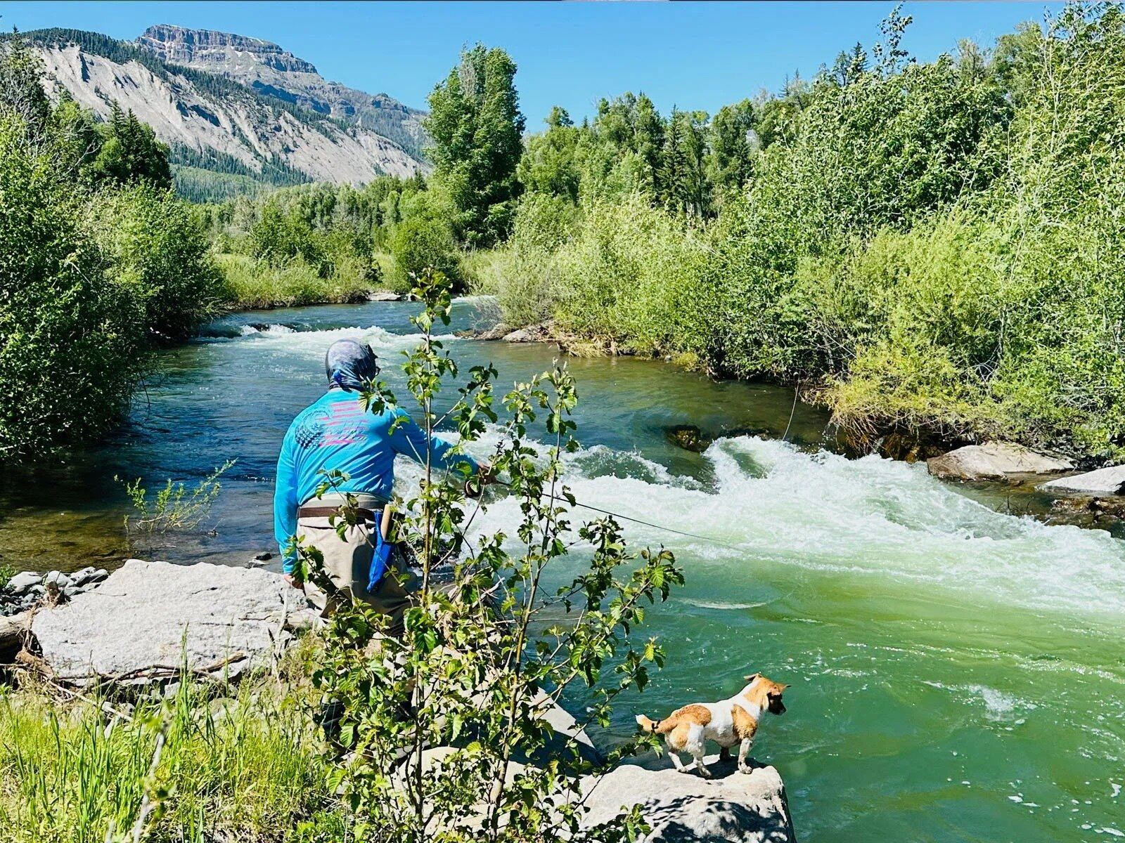 On the Rio Blanco, photographed by El Rancho Pinoso