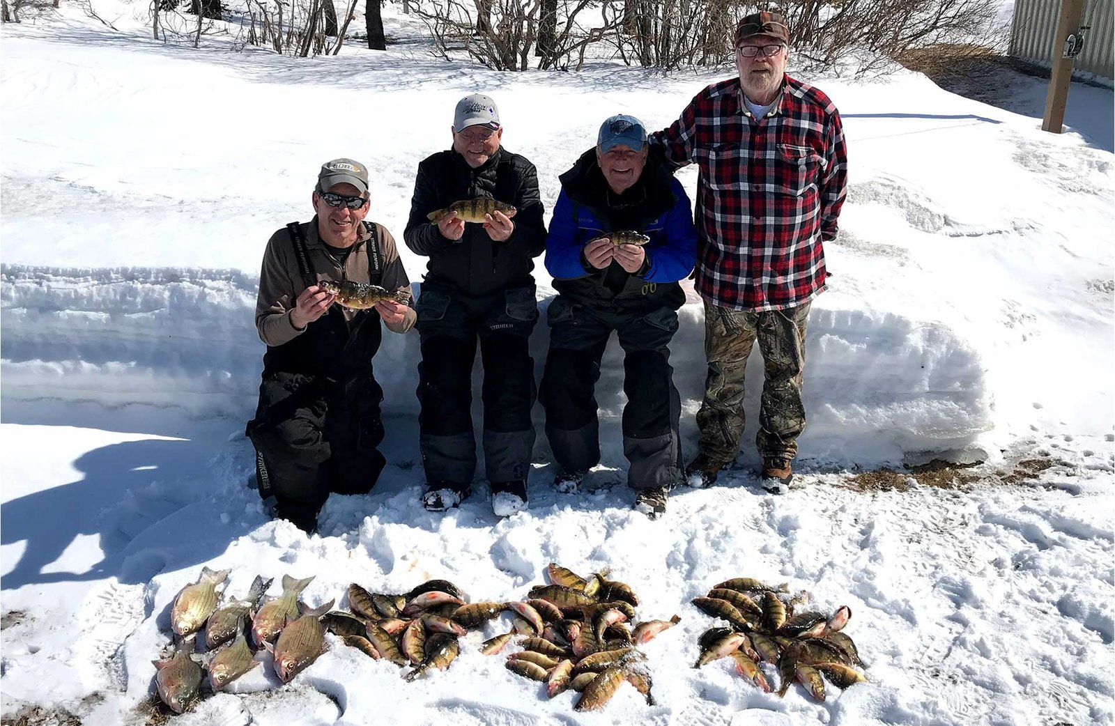 A guide at work during a trip, photographed by Fin-Hunters Guide Service in ND