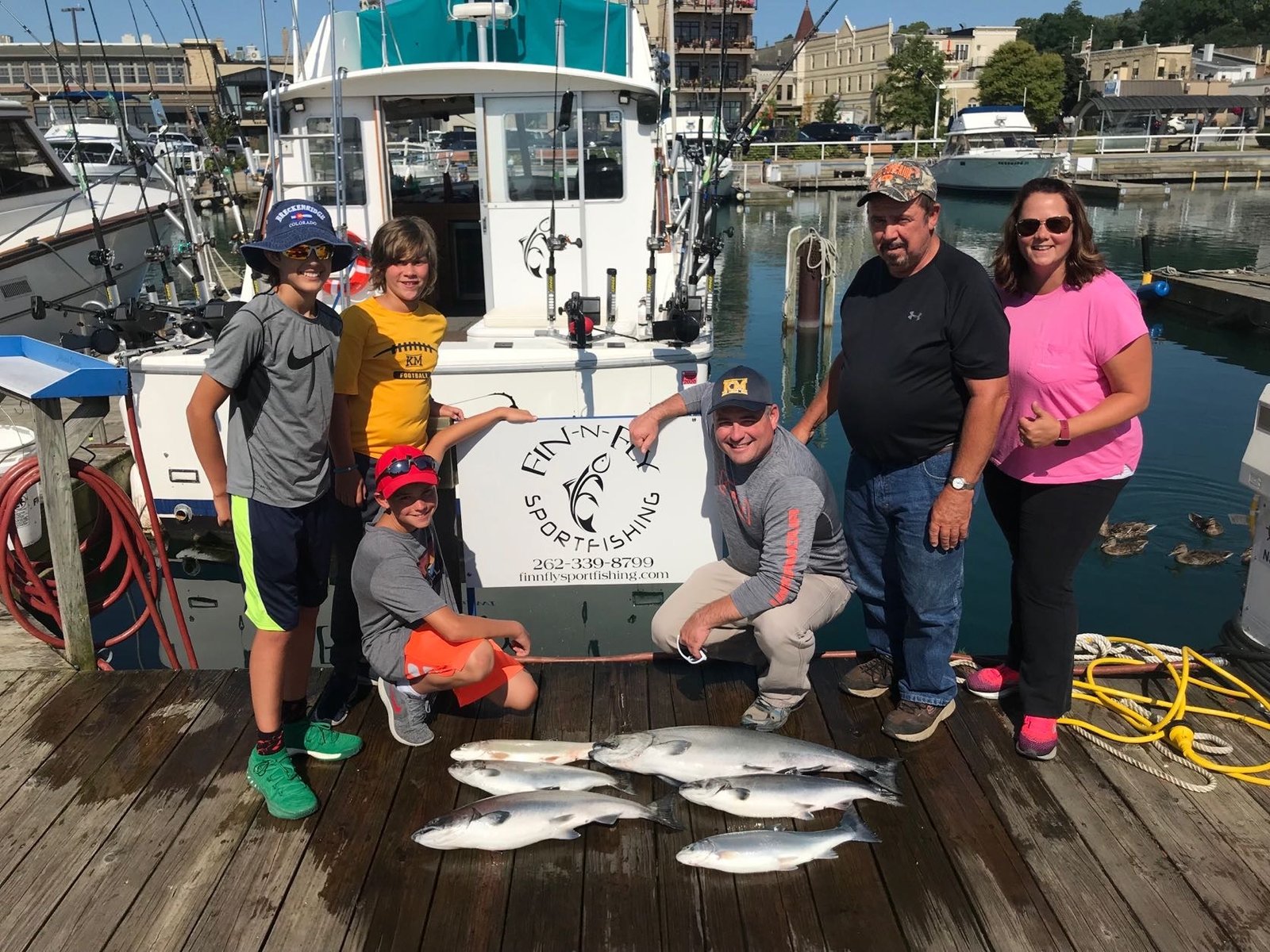 Fin N' Fly Sportfishing on Lake Michigan