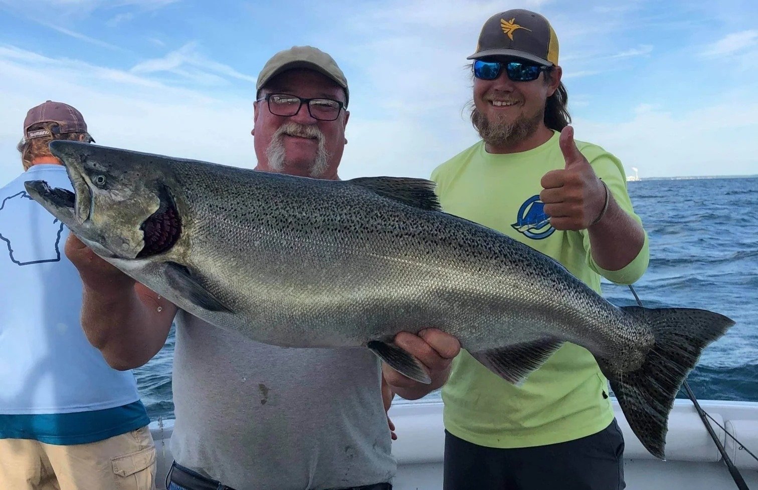 Finquest Sportfishing Charters on the water in Wisconsin