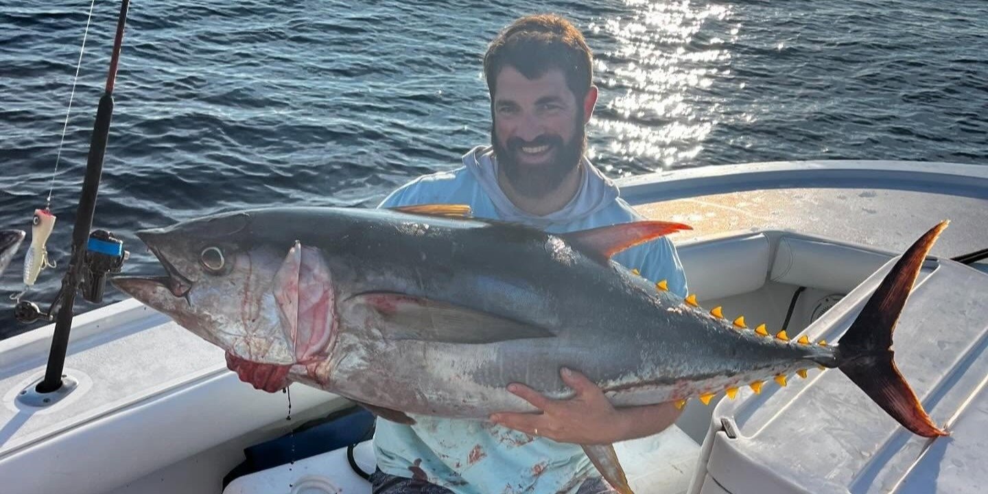 On the water in Rhode Island, photographed by Fish Freshly Salted Guide Service