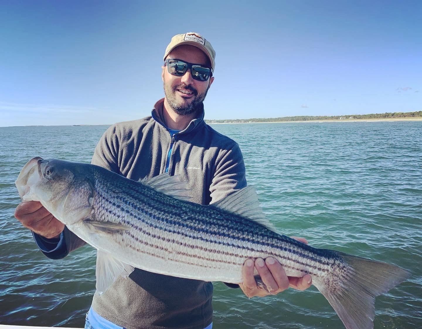 Water where guides here run mackerel trips, photographed by Fish Portland Maine