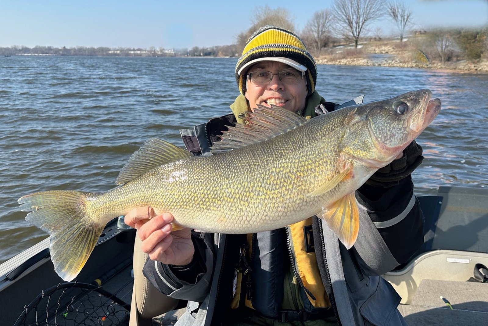 On the Wolf River, photographed by Fishing With Captain Kirk