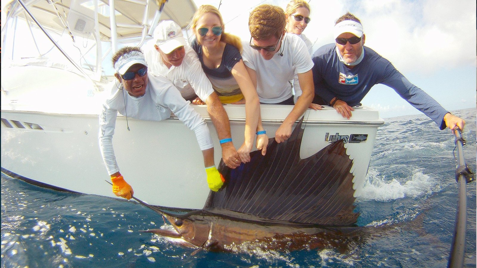 A guide's day in progress, photographed by Fly and Fish with Fraser in FL