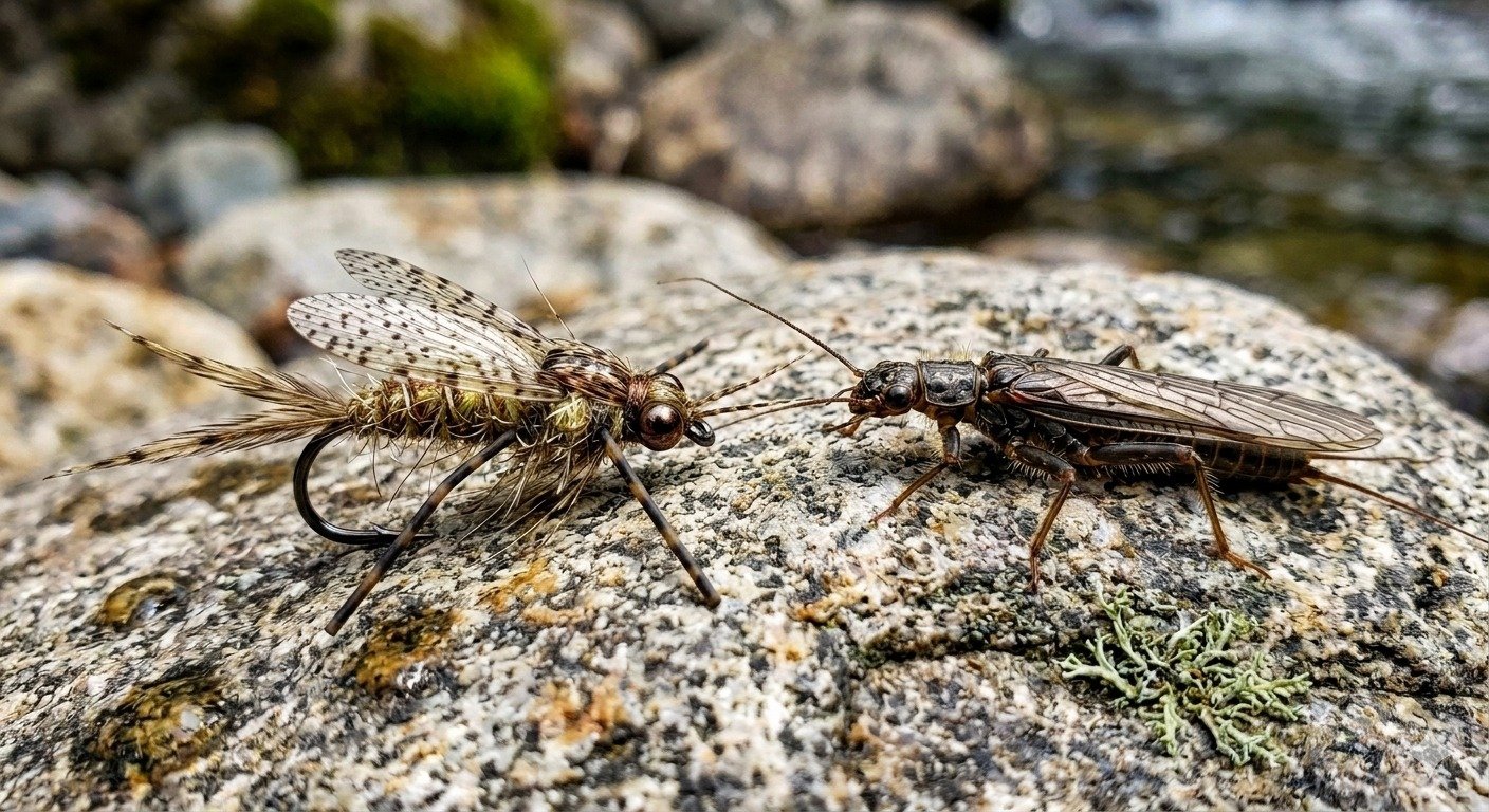 Water where guides here run greenback cutthroat trout trips, photographed by Fly Fish Estes Park