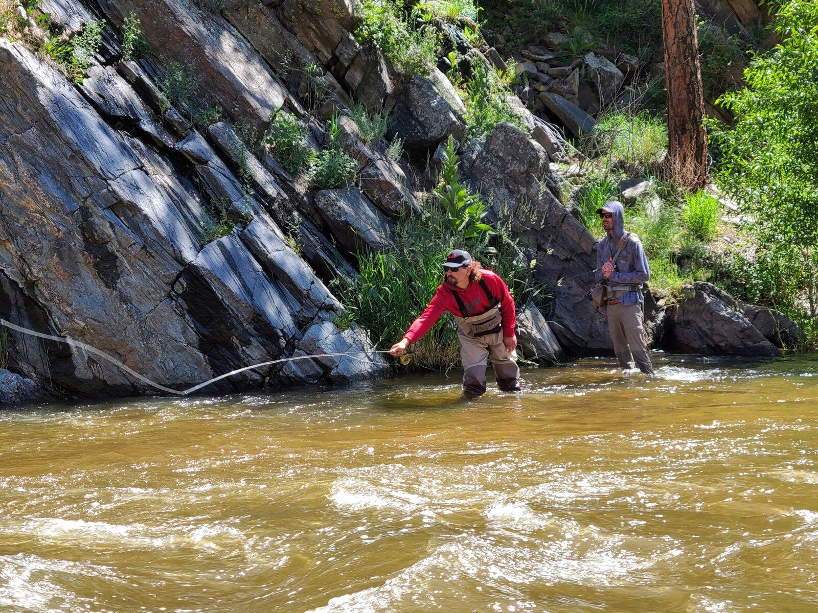 The working end of a guided day, photographed by Fly Fish Estes Park in CO