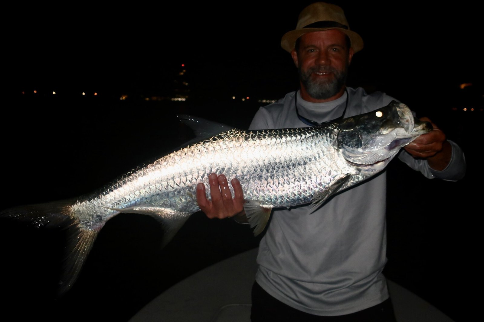 An on-the-water scene from a working guide operation, photographed by Fly Fish Sarasota in FL