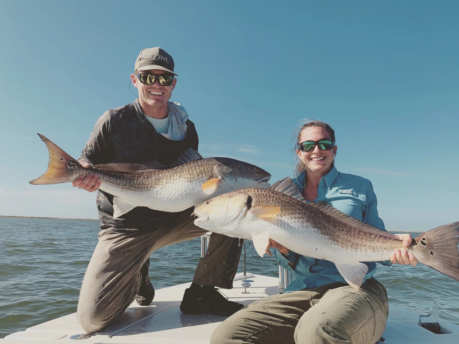 The working end of a guided day, photographed by Fly Fishing Redfish Louisiana Guide Service in LA