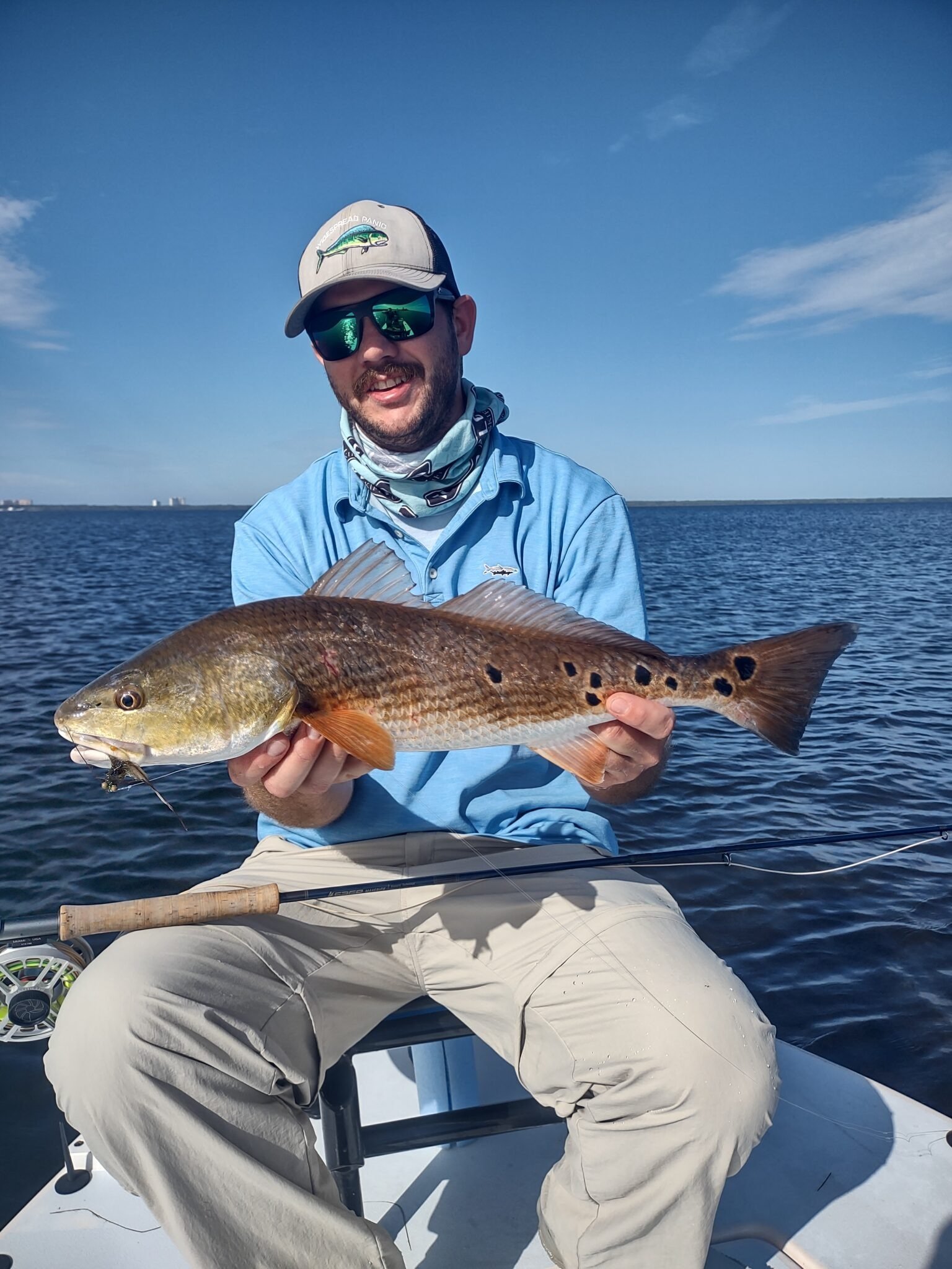 Time on the water from a working guide's operation, photographed by Fly Ventures Guide in FL