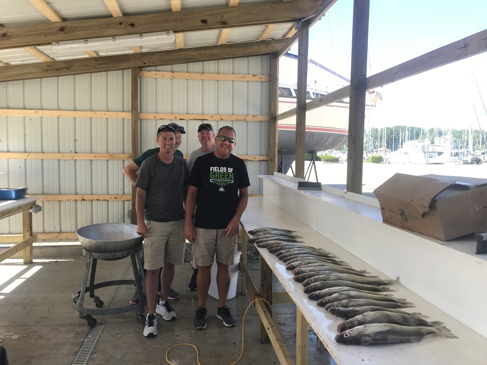 Following Dreams Fishing Charter on the water in Michigan
