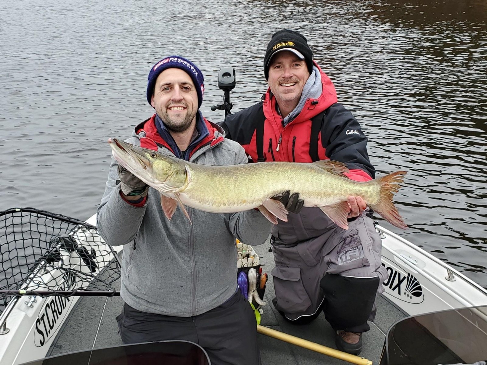 On the Castle Rock Flowage, photographed by Forcier's Fishing Guide Service, LLC