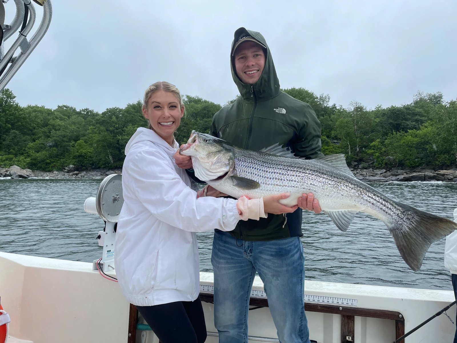 On the Fore River, photographed by Fore River Sportfishing