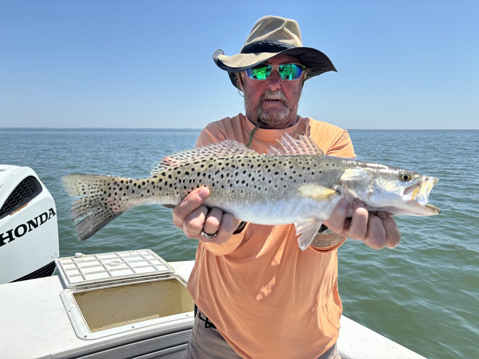 A guide at work during a trip, photographed by Four Seasons Guide Service in MD