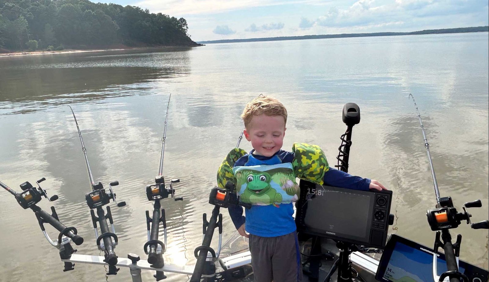 The working end of a guided day, photographed by Franklin Fishing Tours in MS