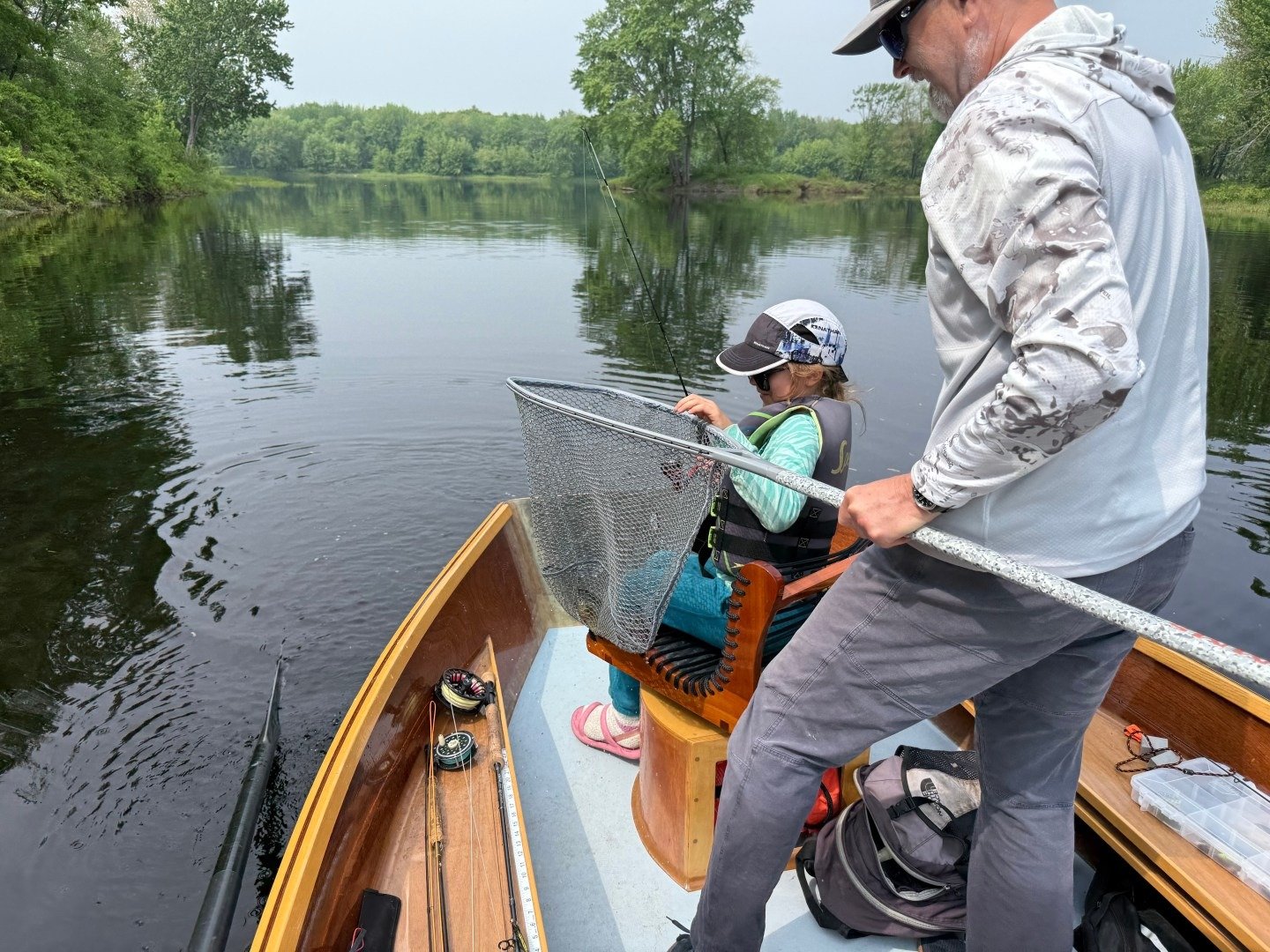 The working end of a guided day, photographed by Gallandt Fly Fishing in ME