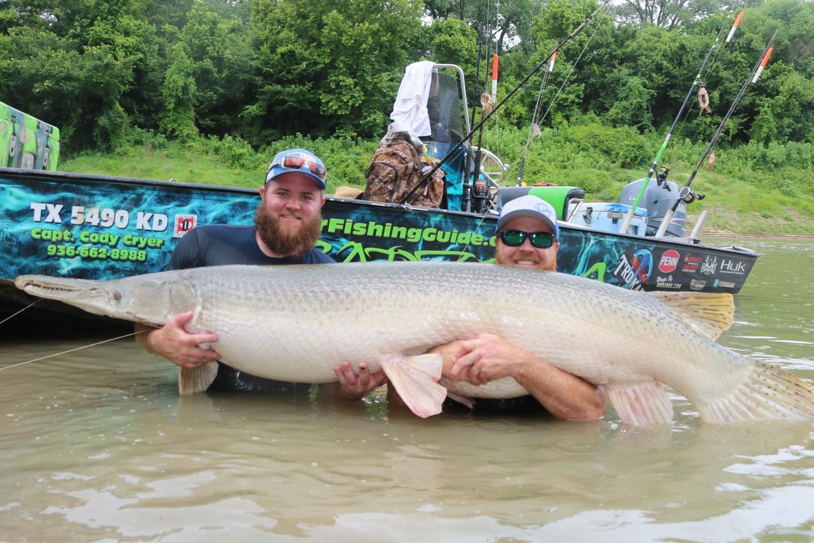 The working end of a guided day, photographed by Garzilla Guide Service in TX