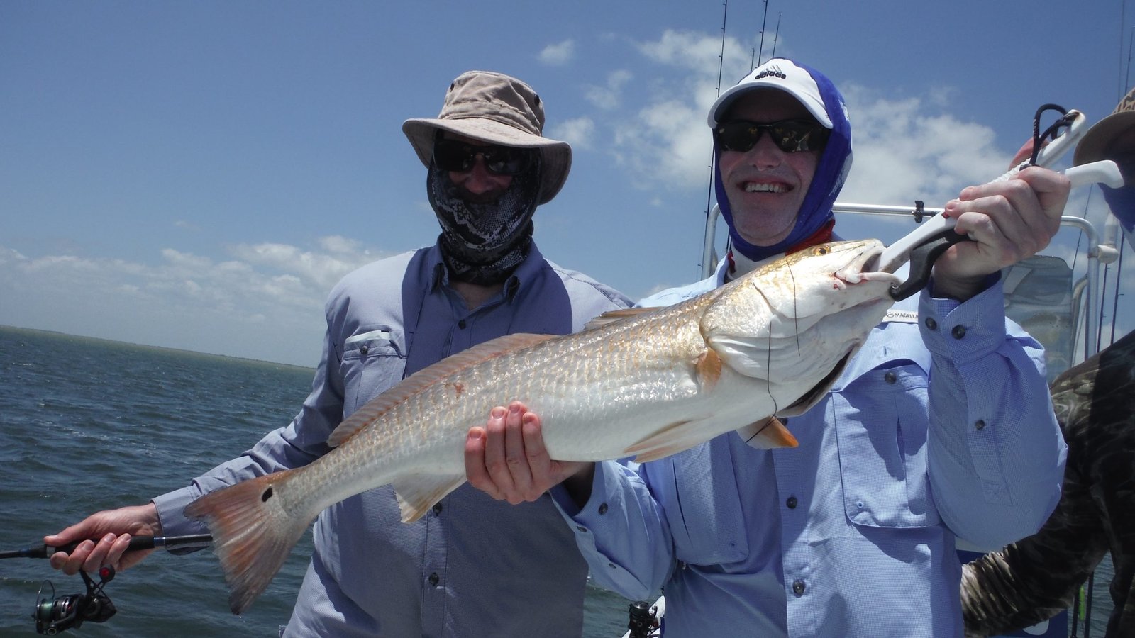 Time on the water from a working guide's operation, photographed by Getaway Lodge at Port Mansfield in TX