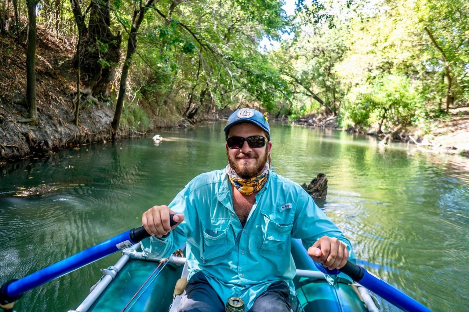 On the Nueces River, photographed by Go Outside Expedition Company