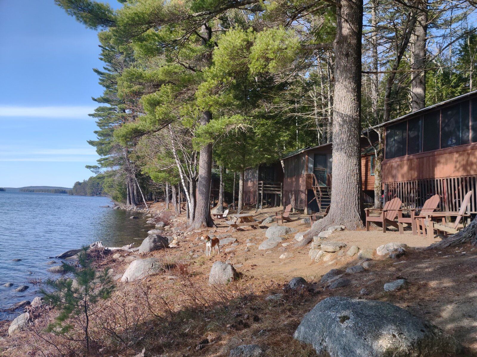 Grand Lake Lodge on the water in Maine