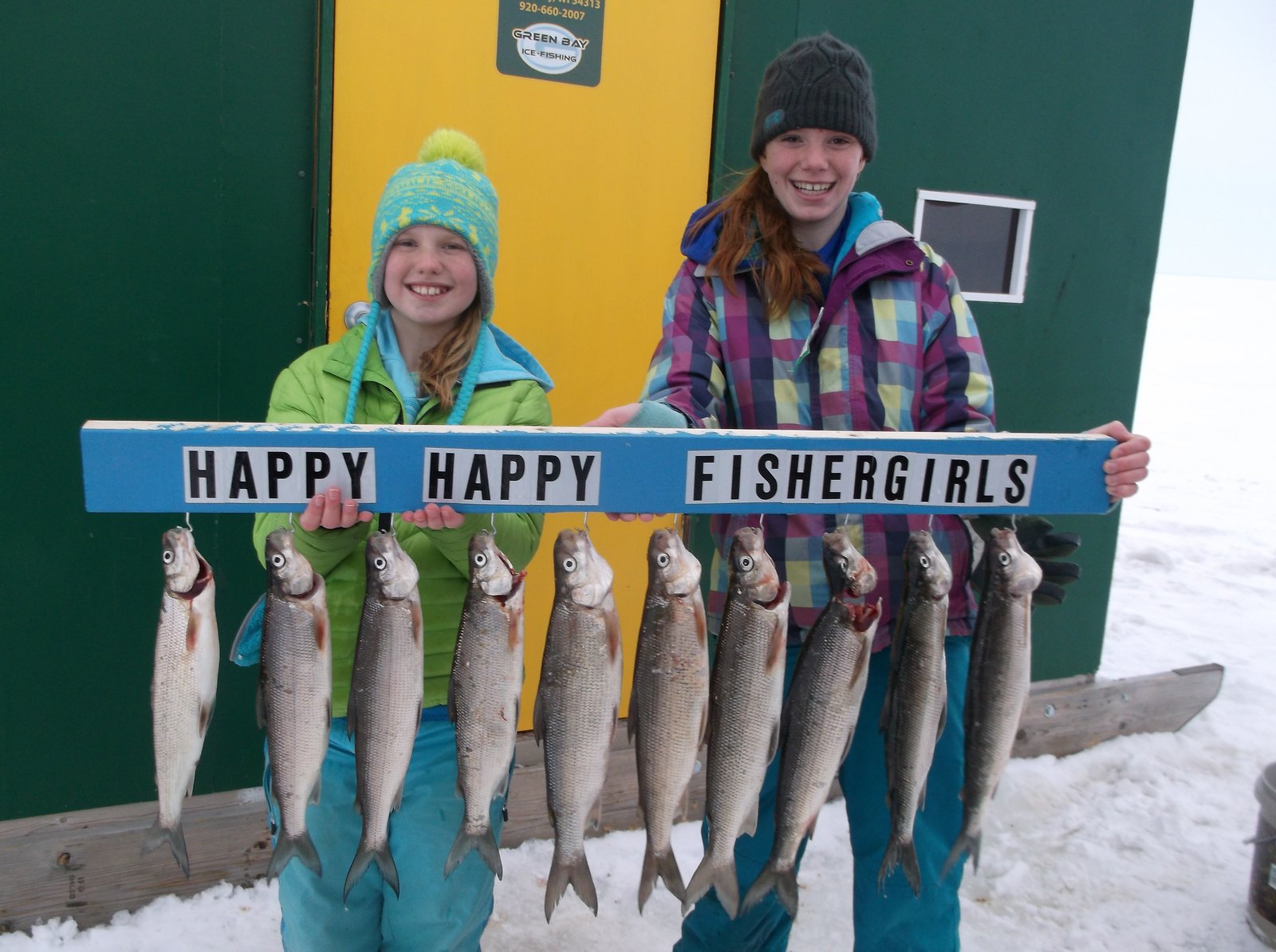 Green Bay Ice Fishing on Green Bay