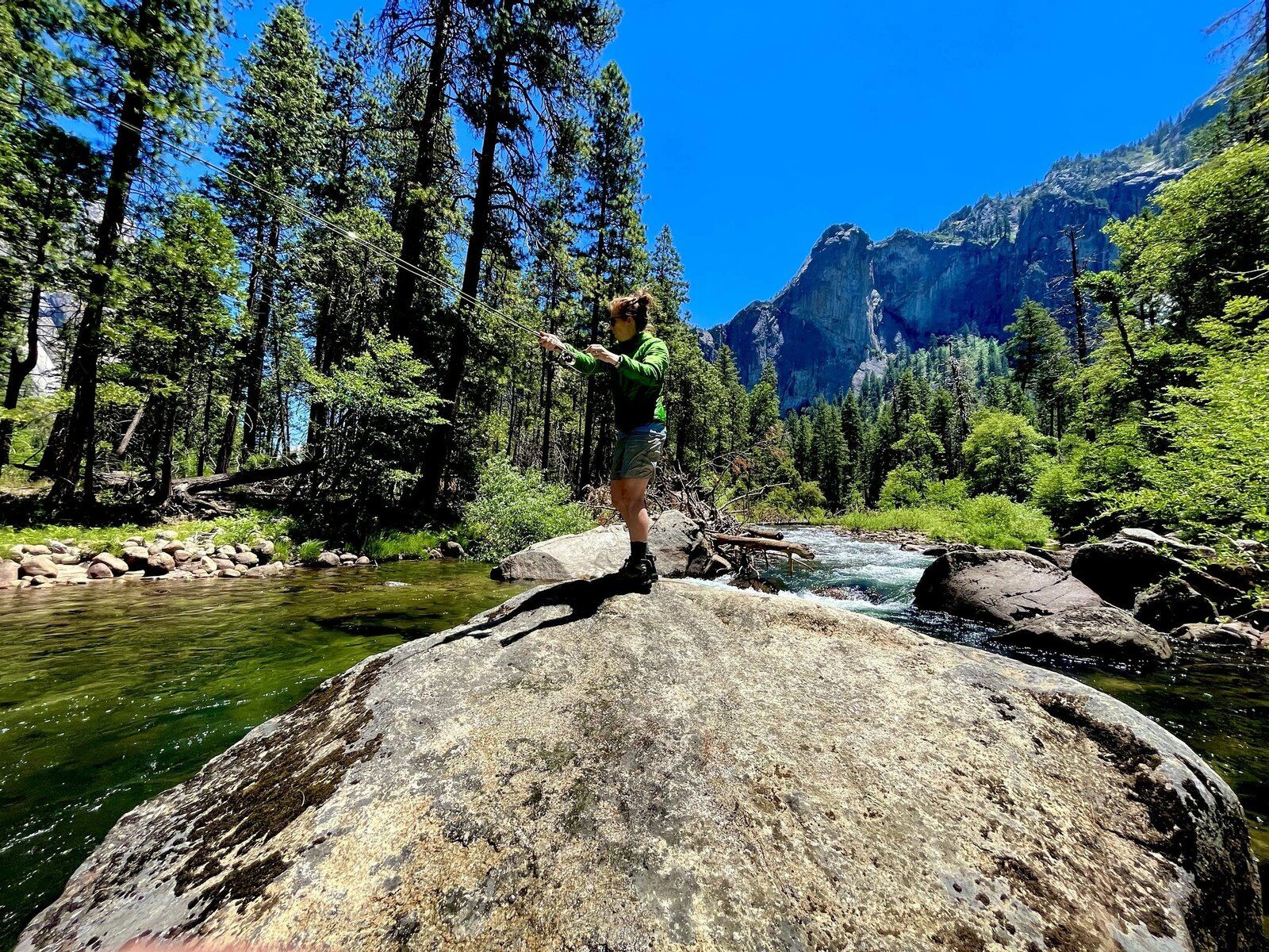 On the Tuolumne River, photographed by Gregory Nespor Fly Fishing
