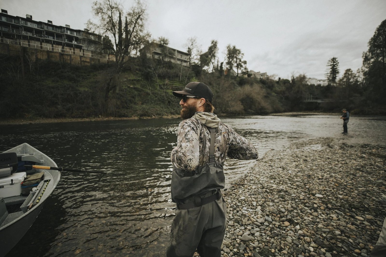 A guided day underway, photographed by Grunt Fly Fishing in CA