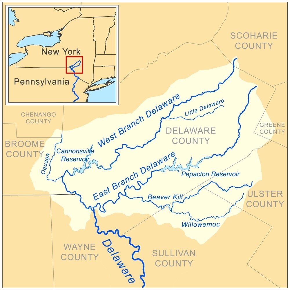 Hackett Fly Fishing on the water in New York