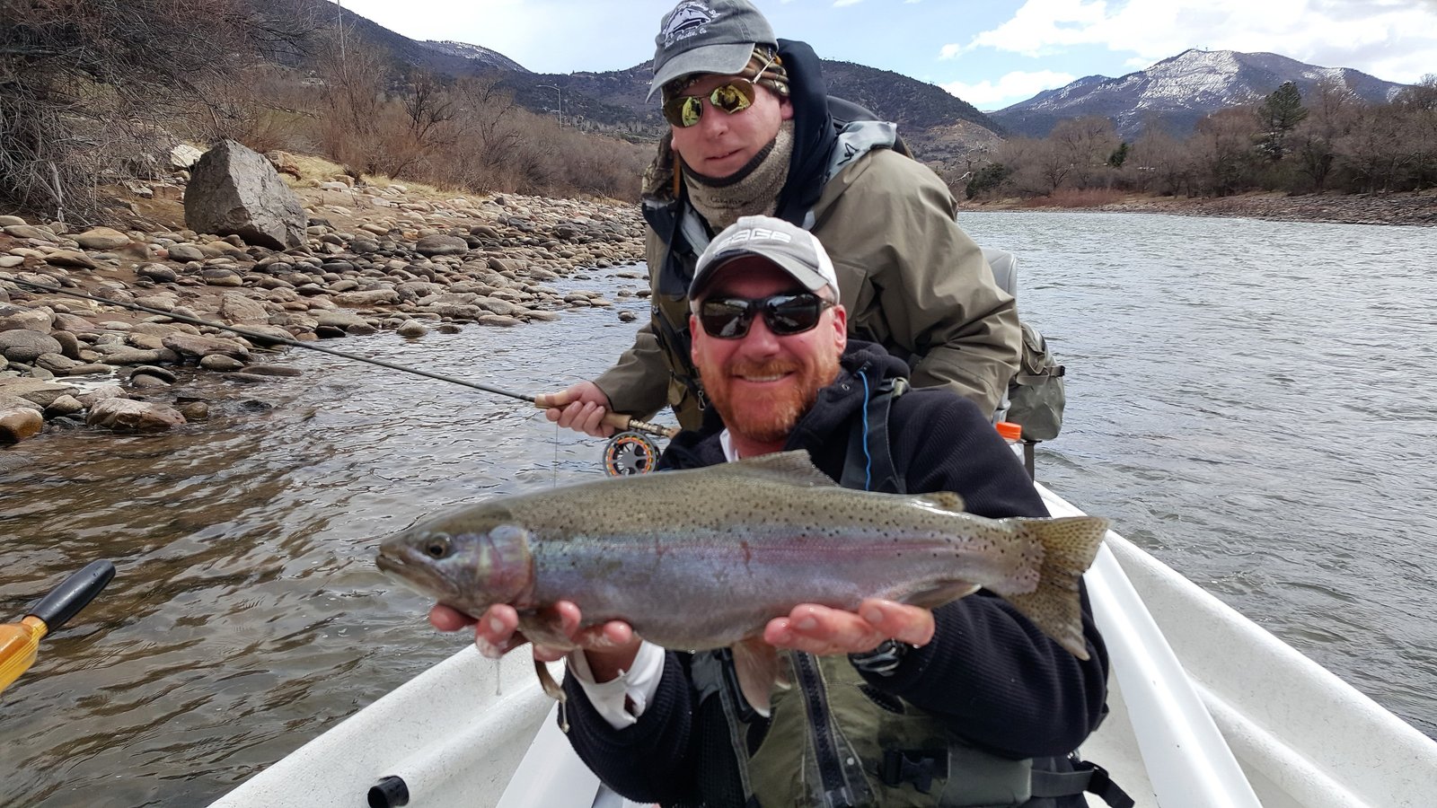 Harcourt Fly Fishing 3G on the water in Colorado