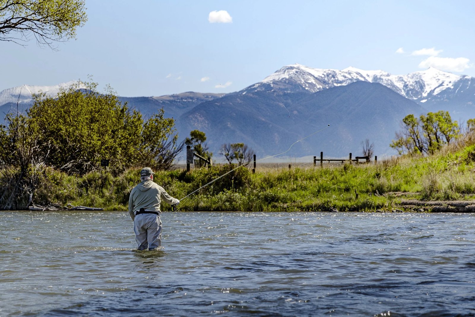 The working end of a guided day, photographed by Healing Waters Lodge in MT