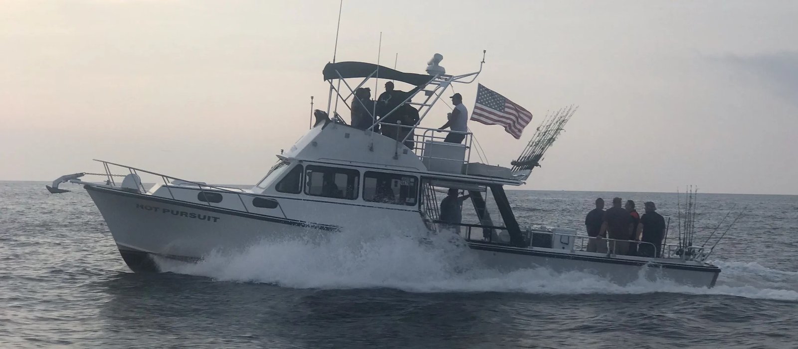 Hot Pursuit Charter Fishing on the water in Maryland