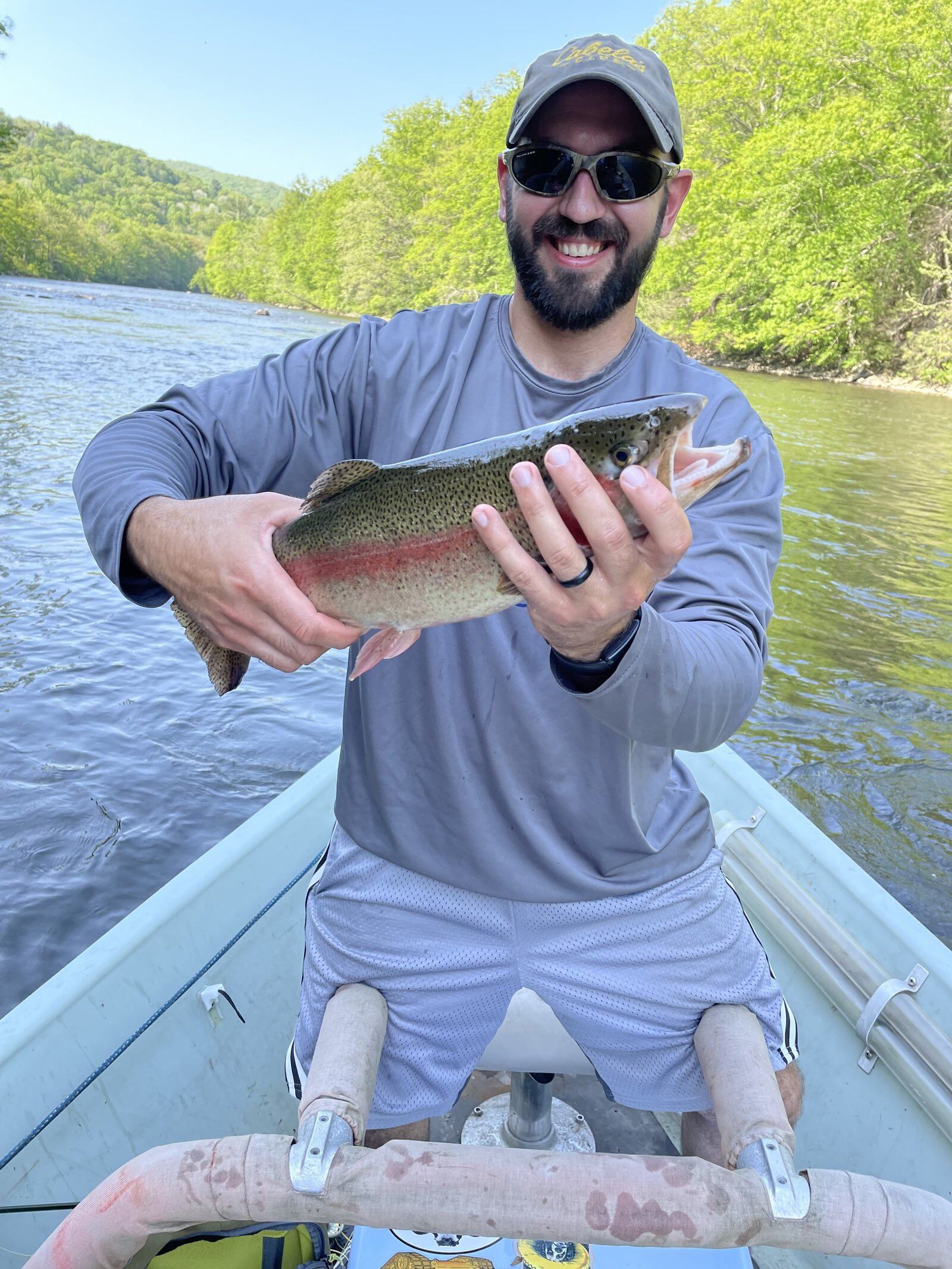 An on-the-water scene from a working guide operation, photographed by Housatonic River Guides in CT