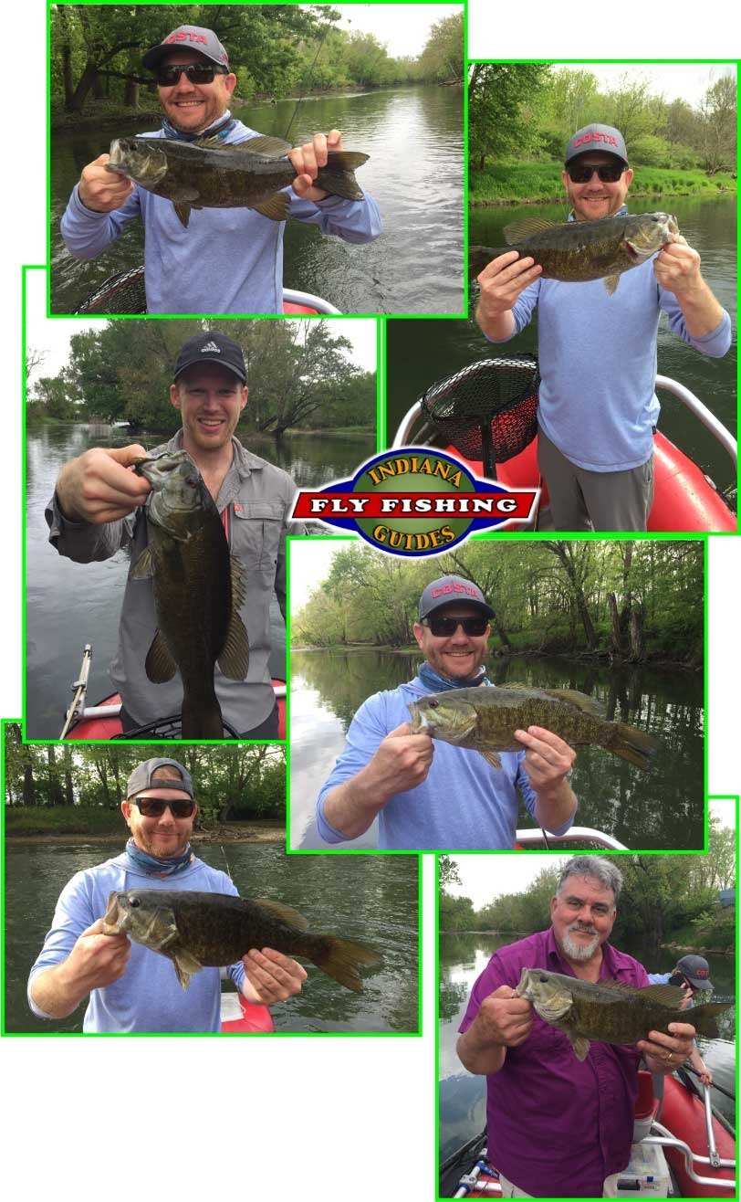 On the Sugar Creek, photographed by Indiana Fly Fishing Guides